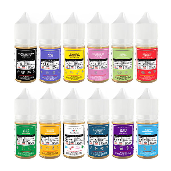 GLAS BSX TFN Salt Series E-Liquid | 50mg | 30mL | (Salt Nic) | Group Photo