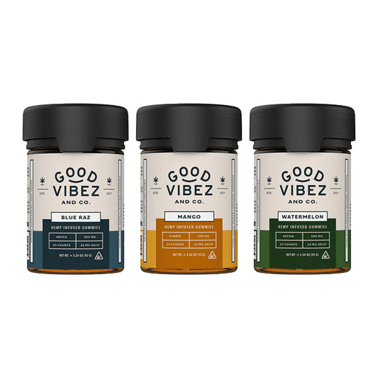 Good Vibez THC-O Gummies | 500mg - Group Image