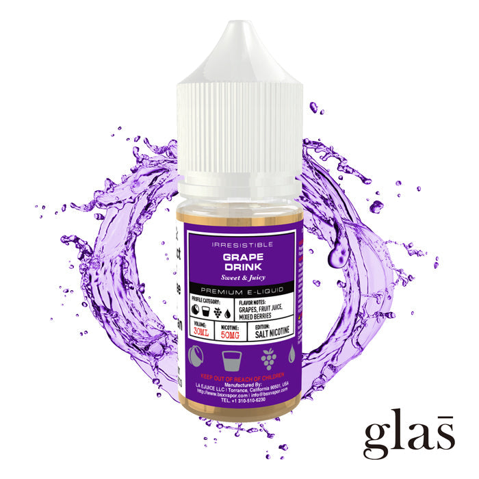 GLAS BSX TFN Salt Series E-Liquid | 50mg | 30mL | (Salt Nic) | Grape Drink