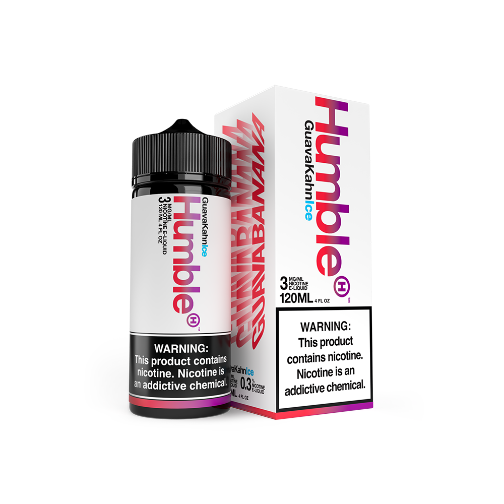 Humble TFN Series E-Liquid | 3mg | 120mL | Freebase | Guava Khan Ice with packaging