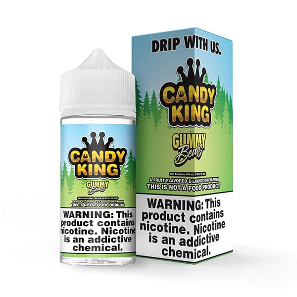 Candy King Series E-Liquid | 100mL | 3mg | Freebase | Gummy bears with Packaging