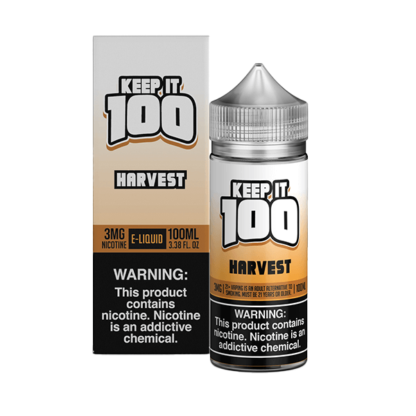Keep It 100 TFN Series E-Liquid 0mg | 100mL (Freebase) | Harvest with Packaging