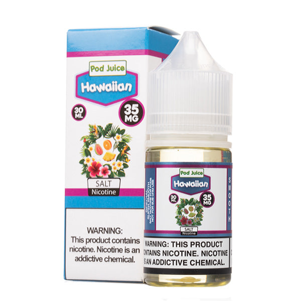 Pod Juice | TFN Salt Series E-Liquid | 30mL | 35mg | (Salt Nic) | Hawaiian with packaging
