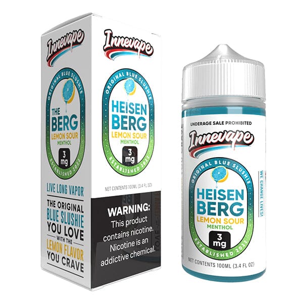 Innevape TFN Series E-Liquid | 100mL | 3mg | (Freebase) | Heisenberg Lemon Sour Menthol with Packaging