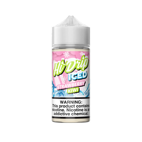 Hi-Drip Series E-Liquid | 100mL |(Freebase) | Strawberry Kiwi Iced