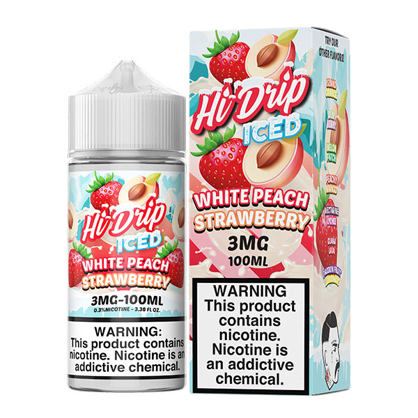 Hi-Drip Series E-Liquid | 100mL (Freebase) | 3mg | Paradise Punch Iced with packaging