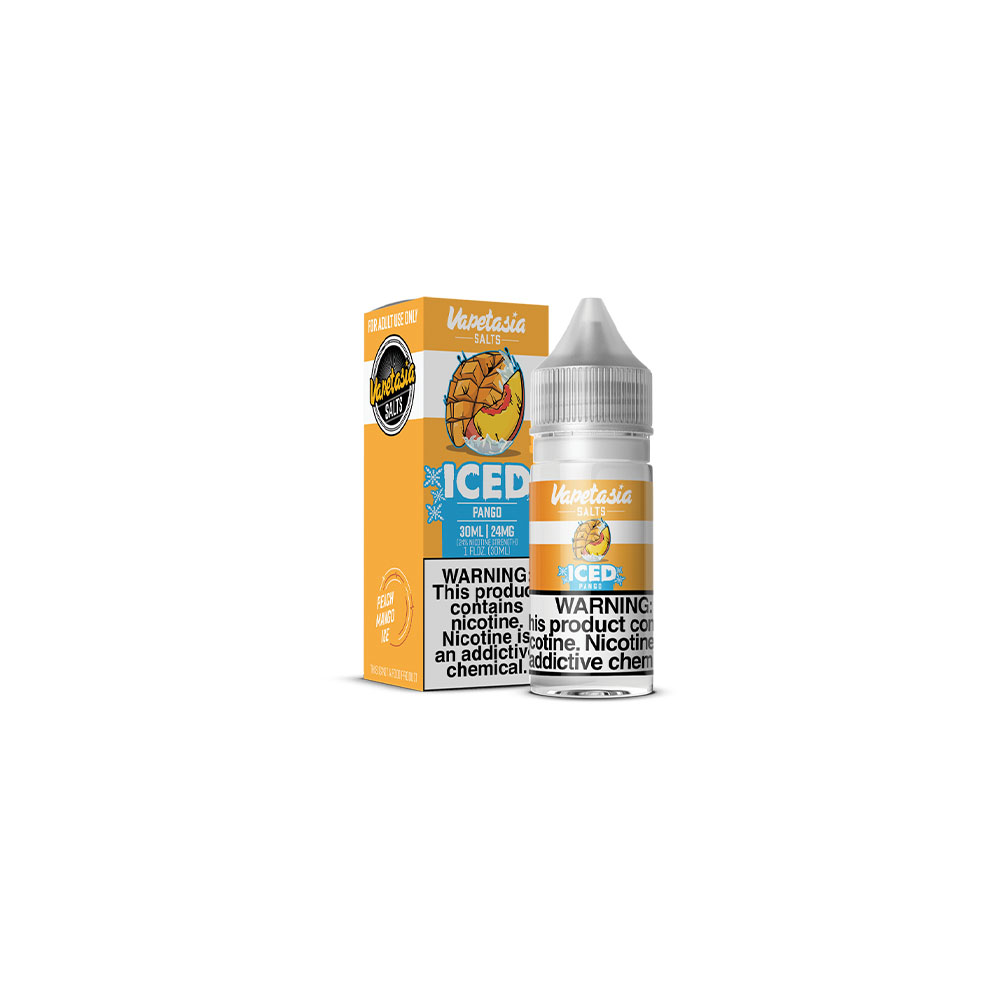 Vapetasia Salt Series E-Liquid | 30mL | 24mg | Iced Pango with Packaging