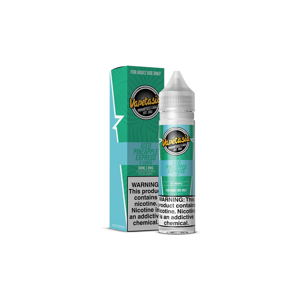 Vapetasia E-Liquid | 60mL | 3mg | Iced Pineapple Express with packaging
