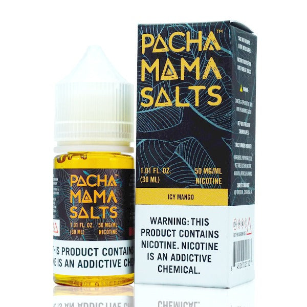 Pachamama TFN Salt Series E-Liquid | 30mL | (Salt Nic) | Icy Mango with packaging