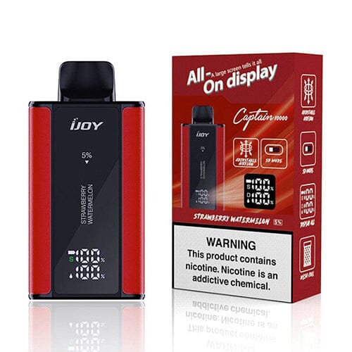IJoy Bar Captain Disposable | 10000 Puffs | 18mL | MOQ 5 | Strawberry Watermelon with Packaging