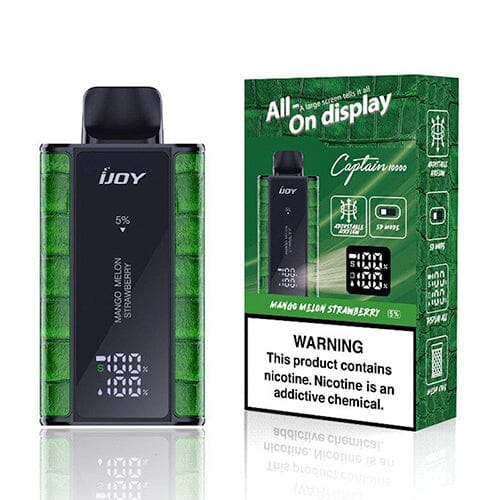 IJoy Bar Captain Disposable | 10000 Puffs | 18mL | MOQ 5 | Mango Melon Strawberry with Packaging