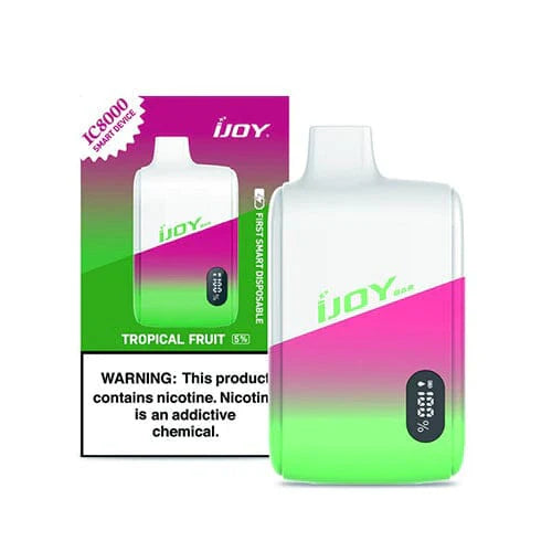 IJoy Bar IC8000 Disposable | 8000 Puffs | 18mL | 50mg | MOQ 5 | Tropical Fruit with Packaging