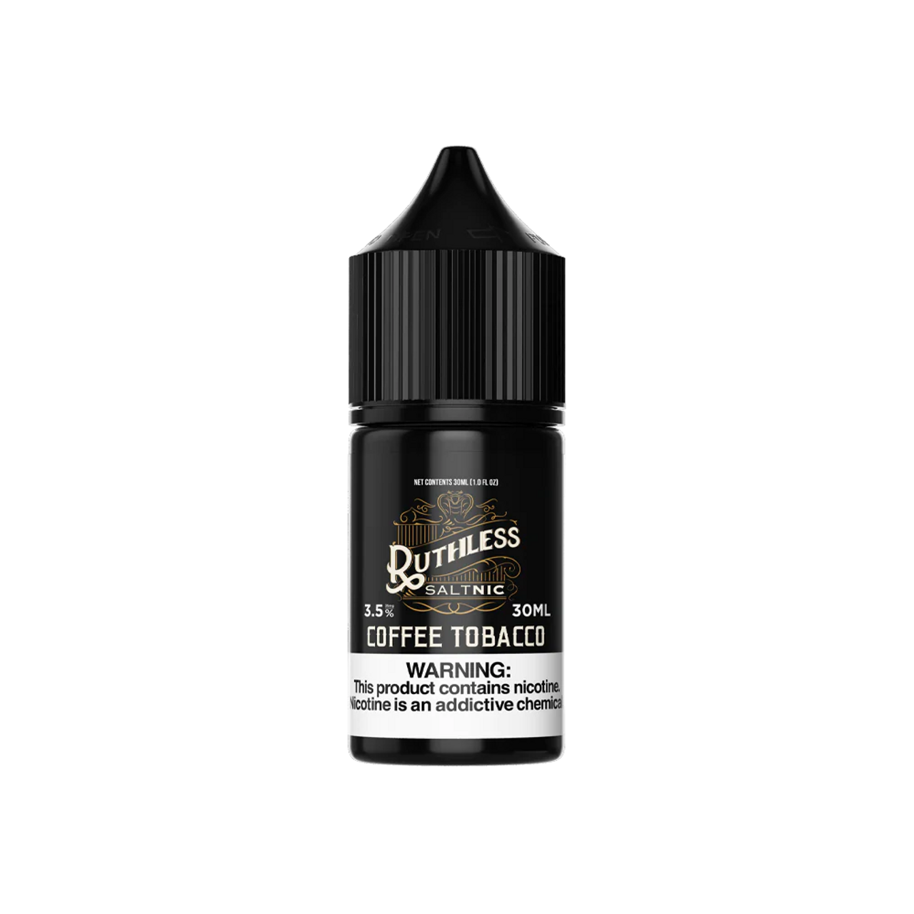 Ruthless Salt Series E-Liquid | 30mL |(Salt Nic) | Coffee Tobacco (Tobacco Series)