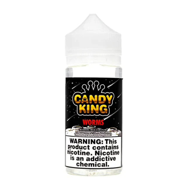 Candy King Series E-Liquid | 100mL |  0mg | Freebase | Worms