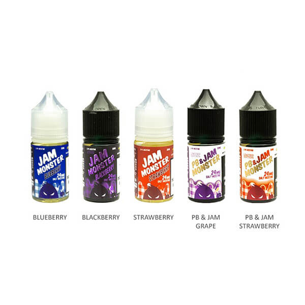 Jam Monster Salt Series E-Liquid | 30mL | Group Photo