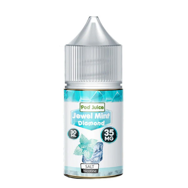 Pod Juice Salt Series E-Liquid | 30mL | 35mg | Jewel Mint Diamond