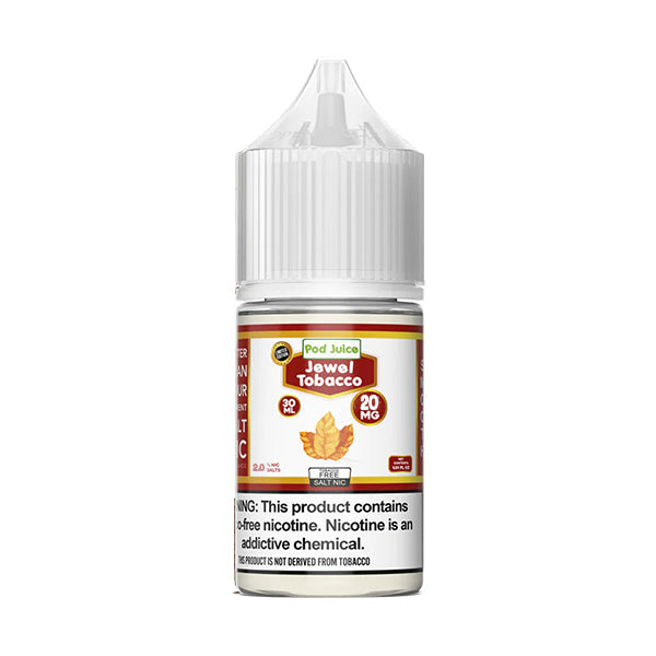 Pod Juice | TFN Salt Series E-Liquid | 30mL | 20mg | Jewel Tobacco bottle