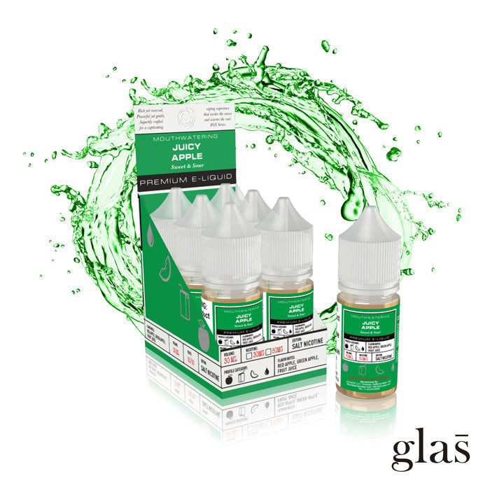 GLAS BSX TFN Salt Series E-Liquid | 50mg | 30mL | (Salt Nic) | Juicy Apple with Packaging