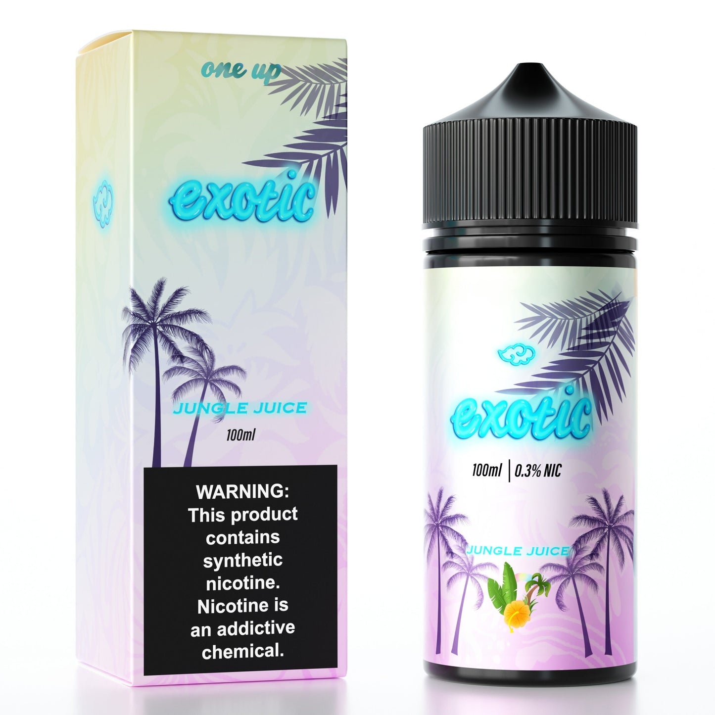 One Up TFN E-Liquid | 100mL | Freebase | Exotic Series | Jungle Juice With Packaging