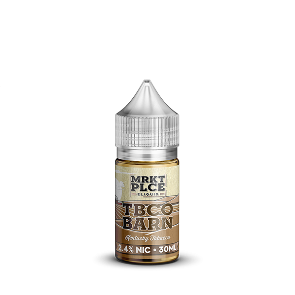 TBCO Barn by MRKT PLCE Salt Series E-Liquid | 24mg | 30mL | (Salt Nic) | Kentucky Tobacco