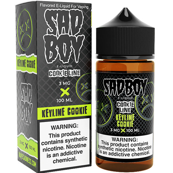 Sadboy Series E-Liquid | 3mg | 100ml | Keylime Cookie with Packaging