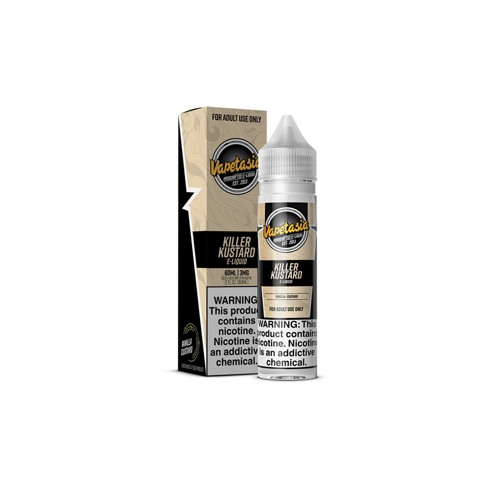 Vapetasia E-Liquid | 60mL | 3mg | Killer Kustard with packaging