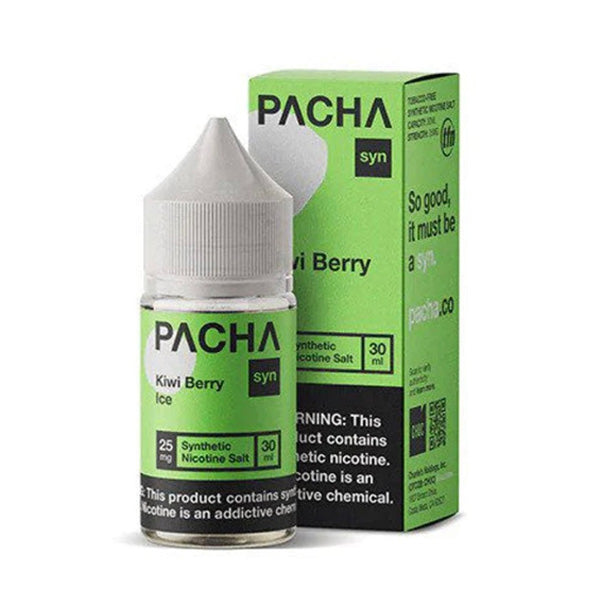 Pachamama TFN Salt Series E-Liquid | 30mL | (Salt Nic) | Kiwi Berry Ice with packaging