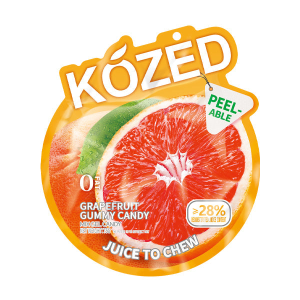 Kozed Peelable Gummy Candy | Grapefruit
