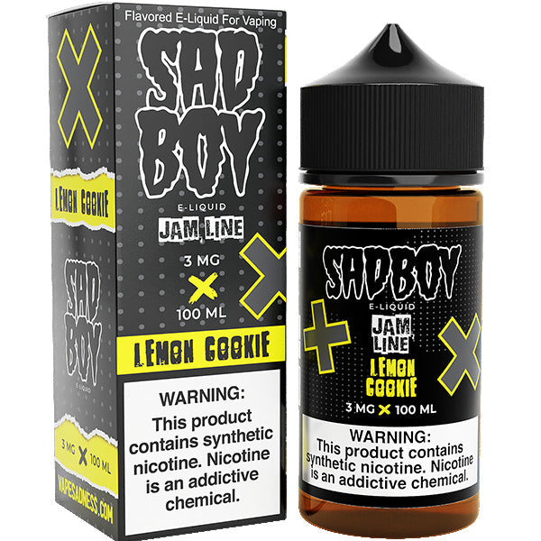 Sadboy Series E-Liquid | 3mg | 100ml | Lemon Cookie with Packaging