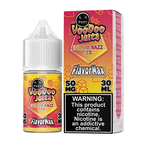 Voodoo Juice FlavorMax Salt Series E-Liquid | 30mL | 50mg | Lemon Razz Ice with packaging