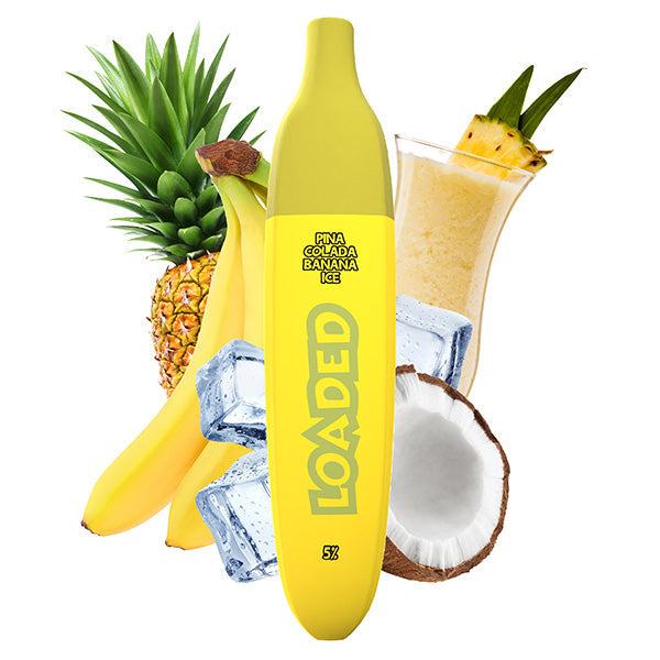 Loaded Banana TFN Disposable 2500 Puffs 5mL 50mg | MOQ 10 | Pina Colada Banana Ice