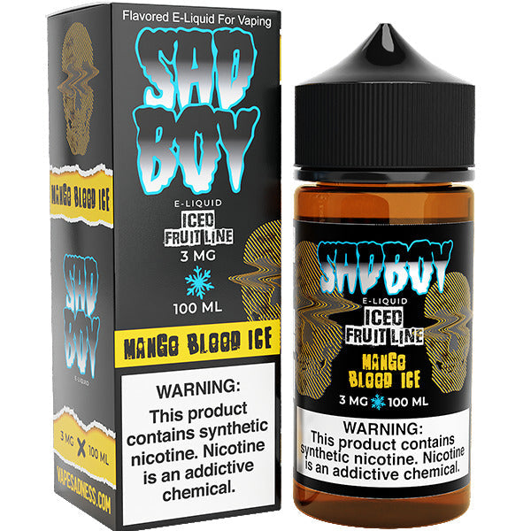 Sadboy Series E-Liquid | 3mg | 100ml | Mango Blood Ice with Packaging