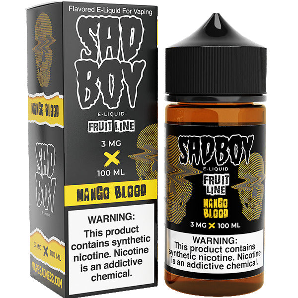 Sadboy Series E-Liquid | 3mg | 100ml | Mango Blood with Packaging
