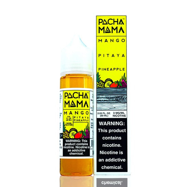 Pachamama TFN Series E-Liquid | 60mL | 3mg | Freebase | Mango Pitaya Pineapple with packaging