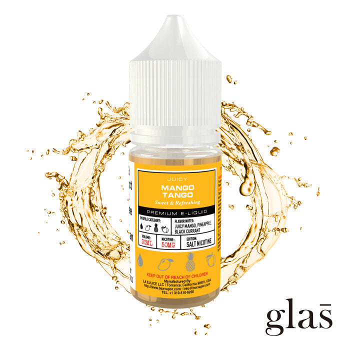 GLAS BSX TFN Salt Series E-Liquid | 50mg | 30mL | (Salt Nic) | Mango Tango