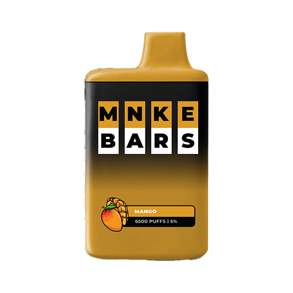 MNKE Bars Disposable | 6500 Puffs | 16mL | 50mg | MOQ 5 | Mango