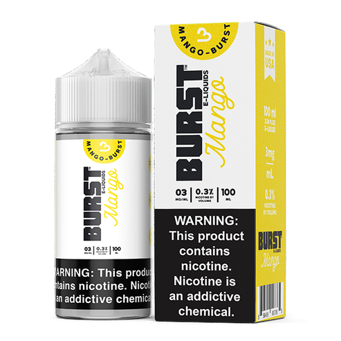 Burst Series E-Liquid | 100mL | 3mg | Freebase | Mango