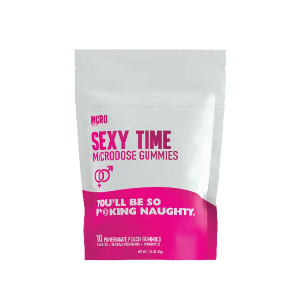 MCRO EDIBLES (Delta)(Gummies)(10ct Pouch) | Pomegranate Peach
