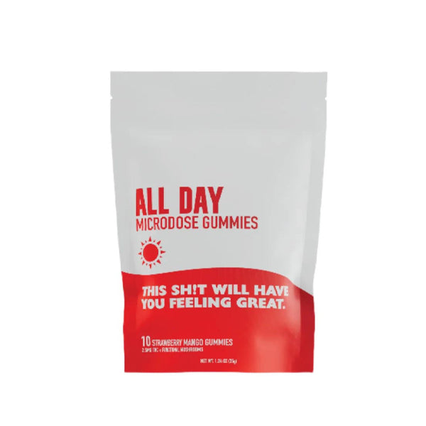 MCRO EDIBLES (Delta)(Gummies)(10ct Pouch) | Strawberry Mango