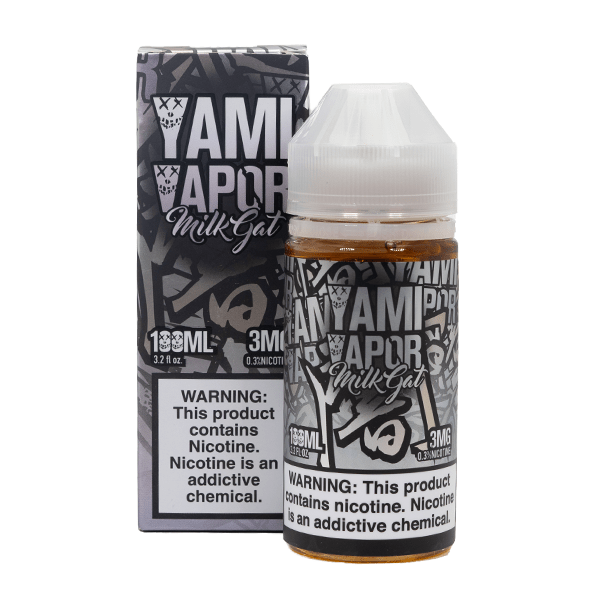 Yami Vapor Series E-Liquid | 100mL | 3mg | Milkgat with packaging