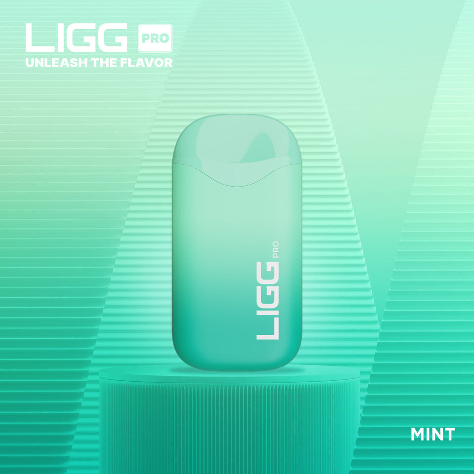 Ligg Pro Disposable | 5500 Puffs | 14mL  | 50mg | MOQ 10 | Mint