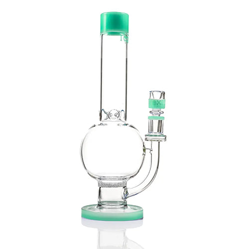 MKGlass TX87 Toxic Frit Perc Globe Water Pipe Kit | Jade Green
