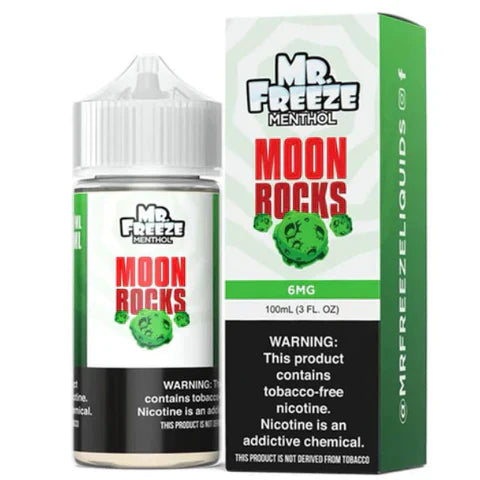Mr. Freeze TFN Series E-Liquid | 100mL | 6mg | Freebase | Moon Rocks with packaging