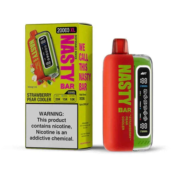 Nasty Bar XL Disposable | 20000 Puffs | 17mL | 50mg | MOQ 5 | Strawberry Pear Cooler with Packaging