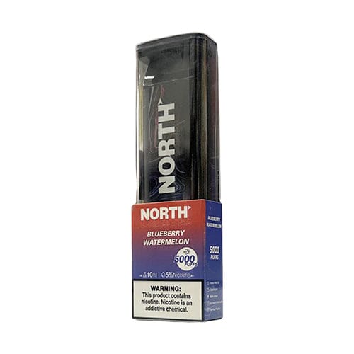 North Disposable | 5000 Puffs | 10mL | 50mg | MOQ 10 | Blueberry Watermelon with Packaging