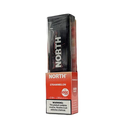 North Disposable | 5000 Puffs | 10mL | 50mg | MOQ 10 | Strawmelon with Packaging