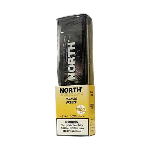 North Disposable | 5000 Puffs | 10mL | 50mg | MOQ 10 | Mango Freeze with Packaging