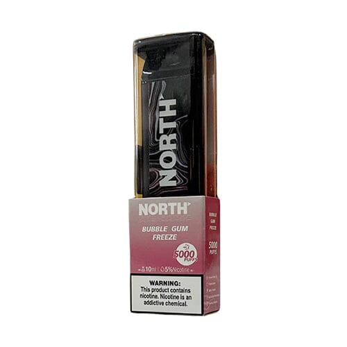 North Disposable | 5000 Puffs | 10mL | 50mg | MOQ 10 | Bubble gum Freeze with Packaging
