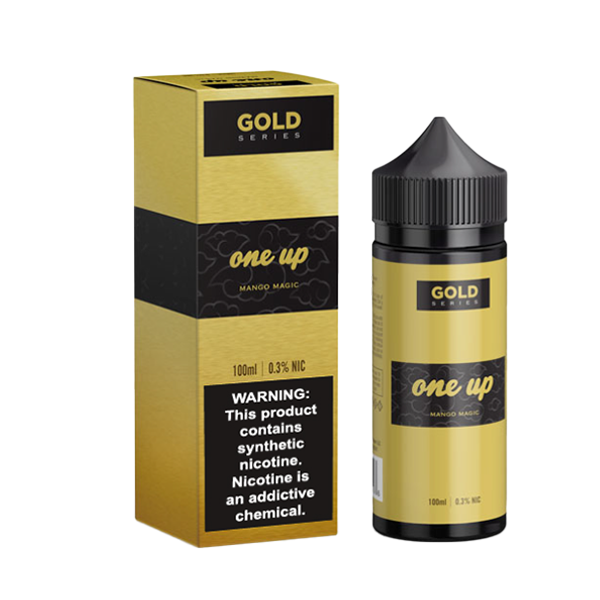 One Up TFN E-Liquid | 100mL | Freebase | Gold Series | Mango Magic With Packaging