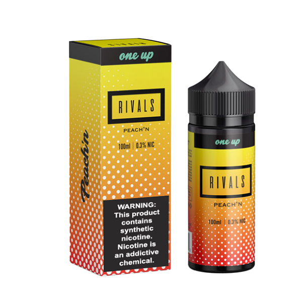 One Up TFN E-Liquid | 100mL | Freebase | Rivals Series | Peach'n With Packaging